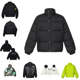 Corteiz comfortable and warm down jacket-5012
