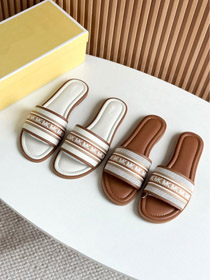 Michael Kors new flat slides with embroidered lettering-5630