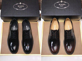 Prada new casual leather shoes with laces-5752